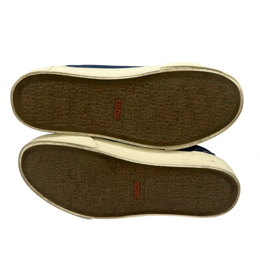 Taos Plim Soul Sneakers Womens 7.5 Blue Canvas Lace Up Comfortable Arch Support - Picture 7 of 13